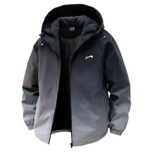 贵人鸟男士羽绒服男款冬季2025年渐变色潮牌加厚棉服外套男生棉衣