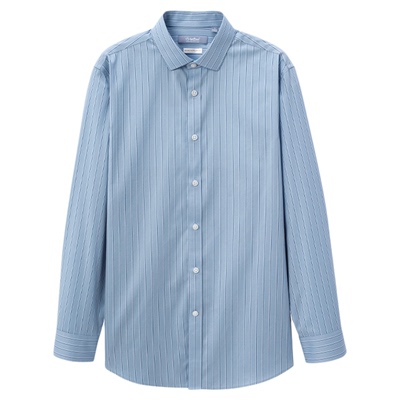 立体长袖正装衬衫金利来