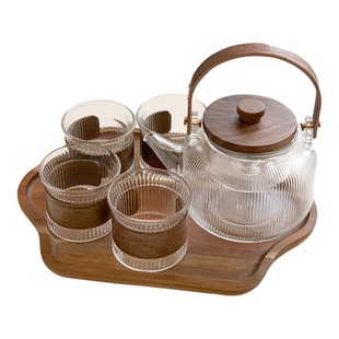 玻璃蒸煮电陶炉茶壶2025新款提梁壶耐高温茶壶套装花茶水果泡茶壶