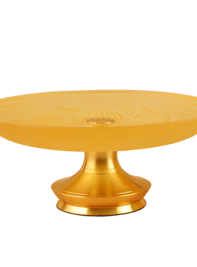 琉璃莲花供果盘水果盘佛前果碟家用水琉璃果盘观音供盘水果碟摆件