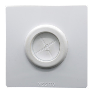 86型带出线孔面板HDMI网线电视机插座盖板遮挡堵洞穿线橡胶护线圈