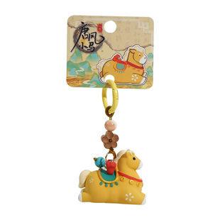 2026马年原创唐风马上如意钥匙扣新年礼物本命年吉祥物元旦小礼品