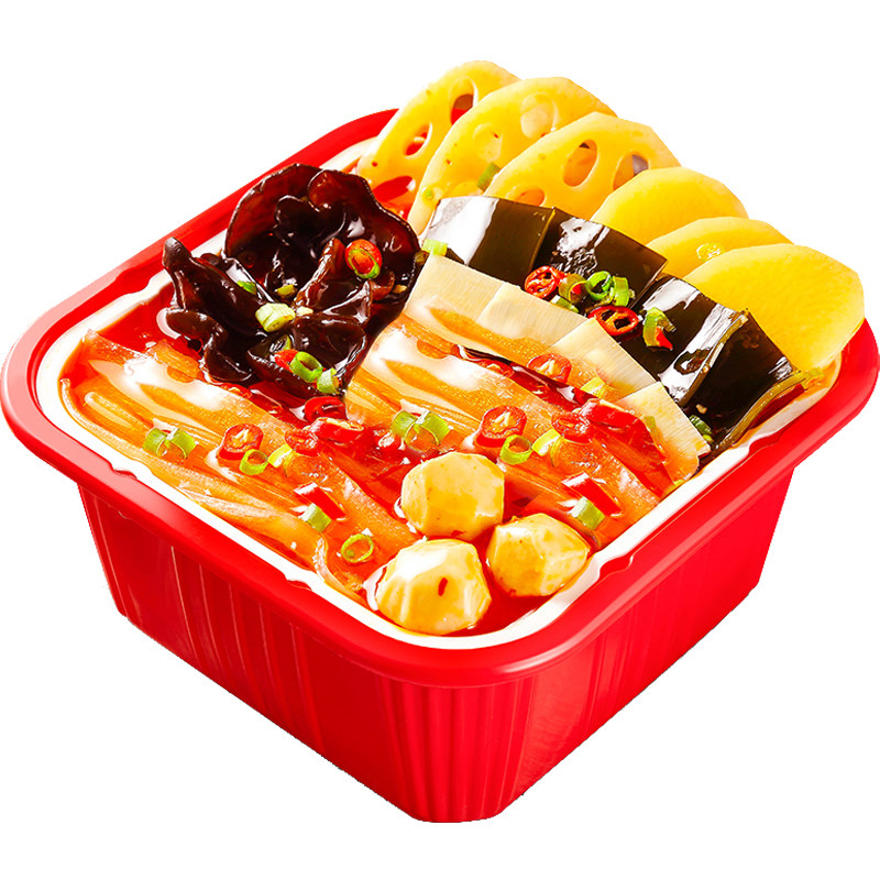 一箱6盒 重庆自煮户外食品自热小火锅懒人速食免煮自助荤素菜套餐