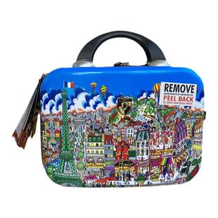 女生14寸子母箱化妆包收纳箱收纳箱Lois斜挎包个性时尚防水硬壳