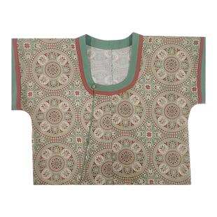 谜阿凰【晴山唐背子】夏款半臂短衫勾玉八破裙披帛原创汉服上衣女