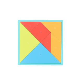 磁性七巧板小学一二年级数学教具专用幼儿园早教磁力智力拼图玩具