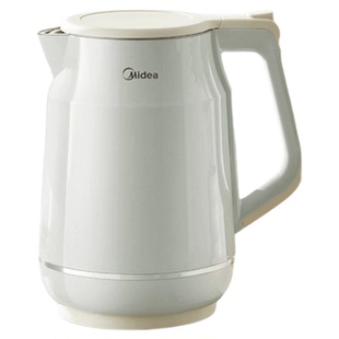 美的2升烧水壶家用复古电热水壶保温一体新款不锈钢开水官方正品