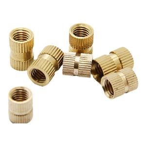 注塑铜螺母滚花镶嵌预埋件