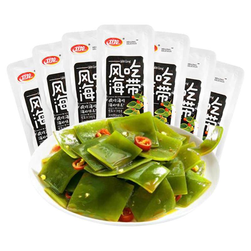 卫龙风吃海带100包即食独立包装