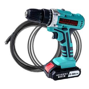 家用电动马桶疏通器机捅厨房地漏通下水道工具通厕所管道堵塞神器