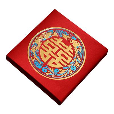 结婚彩礼下聘封套万元喜字捆钱