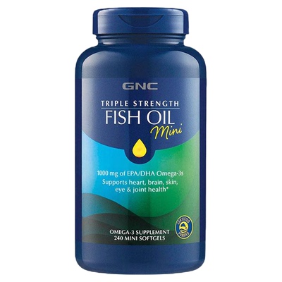 GNC深海鱼油迷你软胶囊240粒