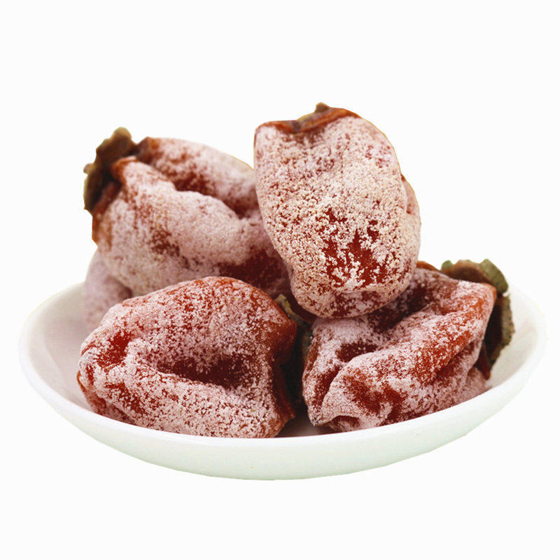 零度食客陕西富平柿饼子降霜吊柿饼1斤+柿饼夹核桃一斤包邮