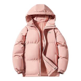 夹棉加厚保暖棉服女初春高级感小个子连帽棉衣袄休闲简约百搭外套