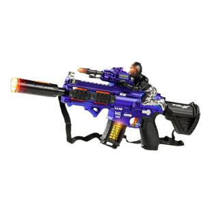 儿童玩具枪男孩声光音乐男宝电动冲锋枪模型4声音机关男童2岁宝宝