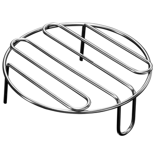 德国蒸架304不锈钢家用隔水蒸菜架子高脚蒸笼架电饭煲高压锅蒸格