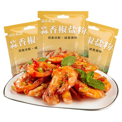 森庄农品蒜香椒盐粉小袋装调味料