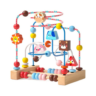 幼儿绕珠宝宝早教动手动脑串珠玩具男女孩0-1-2-3周岁益智力玩具