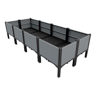 种植箱爬藤架花架支撑杆葡萄架子庭院户外花箱园艺pvc植物固定架