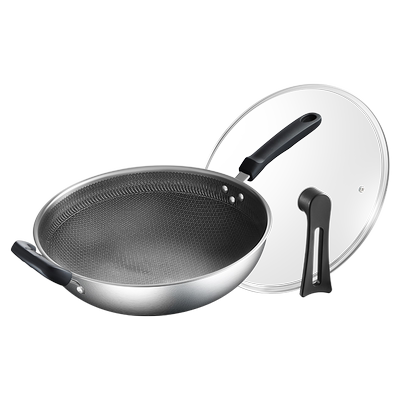 苏泊尔304不锈钢炒锅炒菜锅