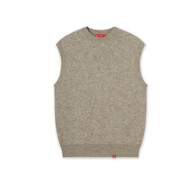 华人青年混纺针织背心