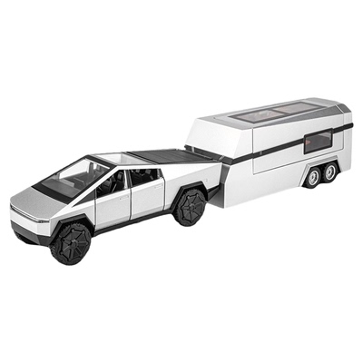 特斯拉赛博皮卡合金房车汽车模型