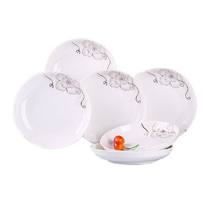 套装6个家用创意餐具陶瓷菜盘
