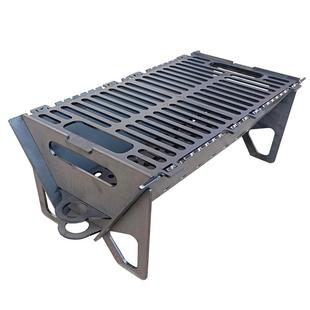 庭院烧烤炉架子户外家用小型便捷式烧烤架木炭加厚碳钢简易可拆卸