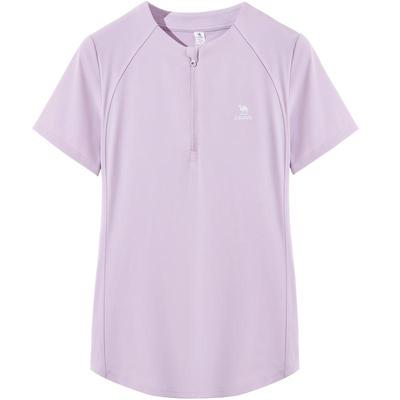 骆驼短袖女士舒适亲肤速干冰感