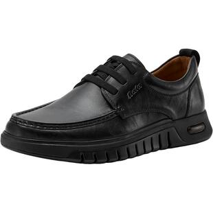 Bata休闲皮鞋男2026春季商场新款时尚商务通勤牛皮单鞋30721AM6