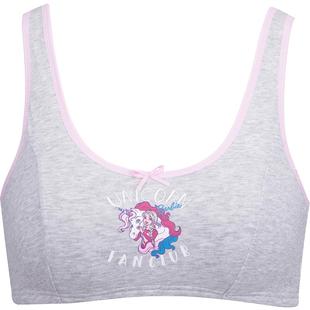 古今花芭比联名可外穿运动风内衣棉感薄舒适甜美双层背心式文胸