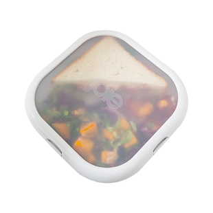 加拿大joie三明治便当盒硅胶保鲜盒便携午餐盒水果沙拉轻食饭盒