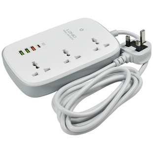 LDNIO力德诺英规万能遥控拖板智能远程wifi定时排插快充USB插板