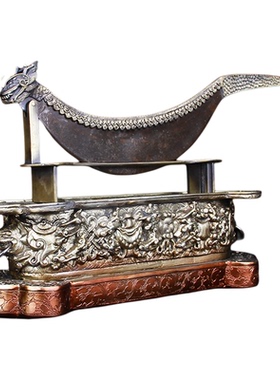 中医文化摆件切药刀药碾子装饰品