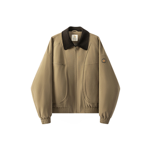 【限时清仓】秋冬高密复合涂层复古PU皮美式飞行服夹克棉服外套男