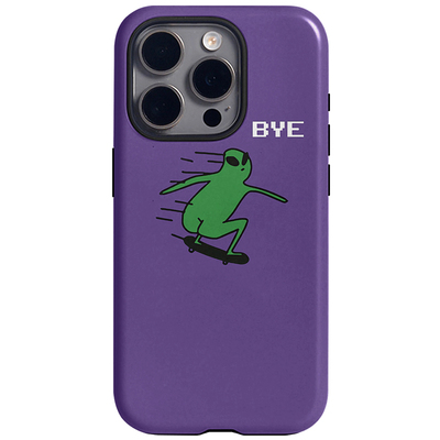 搞怪外星人磁吸磨砂菲林手机壳