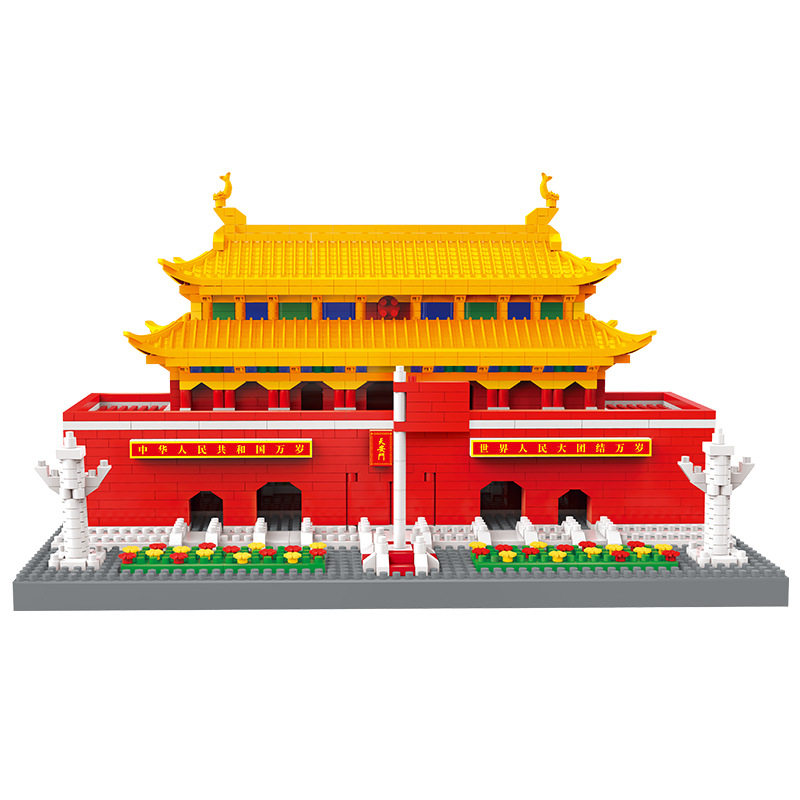 积木天安门宝宝益智拼搭玩具
