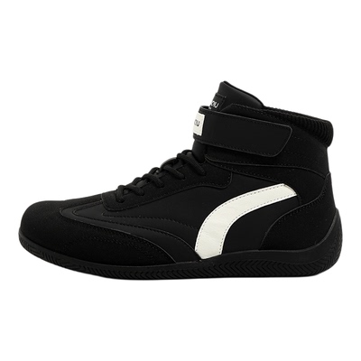 环球高帮鞋男鞋子2025新款秋季拳击板鞋男款休闲百搭内增高德训鞋