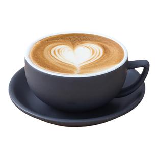 专业比赛花式大口杯卡布奇诺美式拿铁拉花咖啡杯 压纹泽田杯350ml