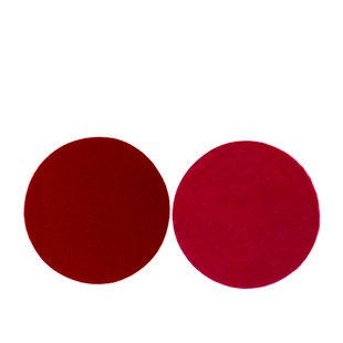 金相研磨绒布进口真丝背胶圆形红丝绒布金属打磨抛光布镜面精抛