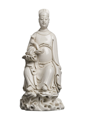 文昌帝君神像文曲星坐像手持如意