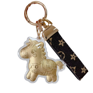 水贝黄金999马上有钱钥匙扣暴富包包挂件手机挂绳卡通礼物送女友