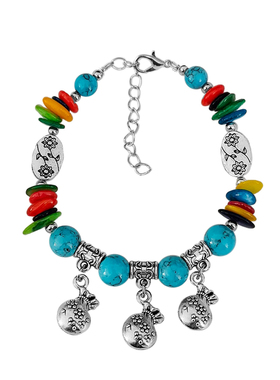 云南波西米亚风招财钱袋百搭手串