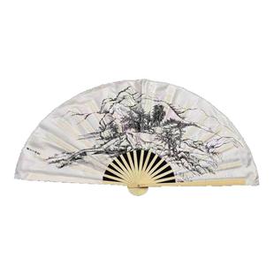 上春山舞蹈扇中国舞民间响扇白色扇子功夫扇古典舞蹈扇