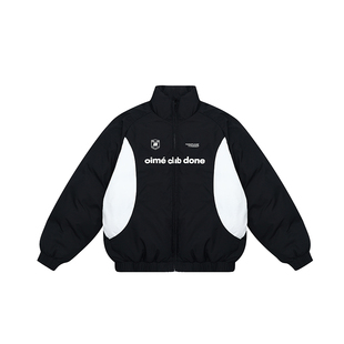 FDR官方店 先锋立领拼接撞色羽绒服男女冬季加厚保暖情侣装外套