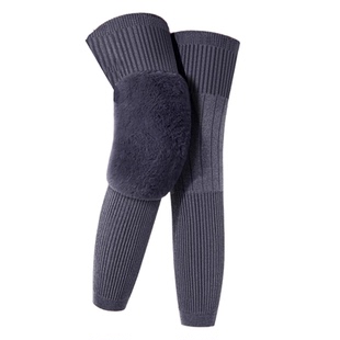 羊绒护膝盖加长筒套保暖老寒腿男女士关节秋冬季加绒加厚老人防寒