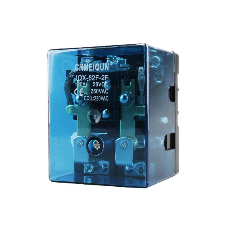 银触点电磁继电器大功率二开二闭120a大电流交流220V直流12V 24V