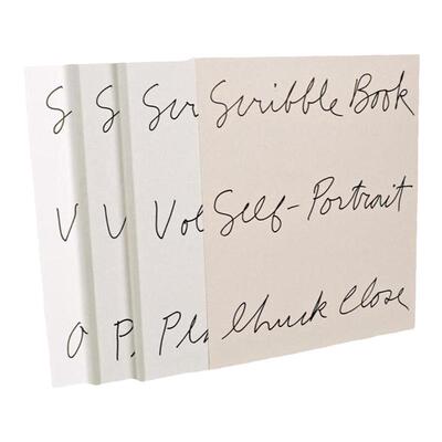 预售 Chuck Close Scribble Book: Self Portrait 察克克娄兹 Steidl英文进口原版摄影画册 华源时空