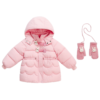 女童羽绒棉服冬季加绒厚洋气外套