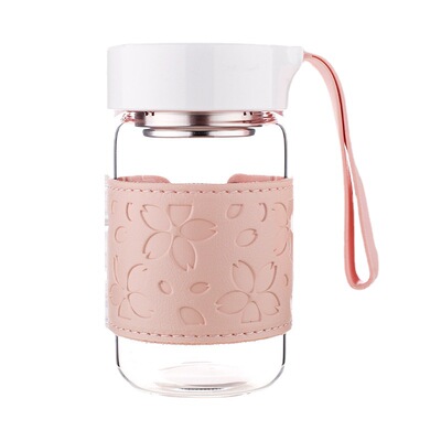 简约高颜值便携式小号玻璃杯女士